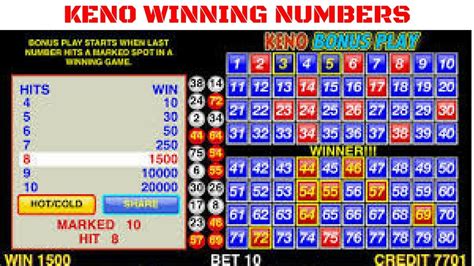 bc keno winning numbers|Lotto winning numbers .
